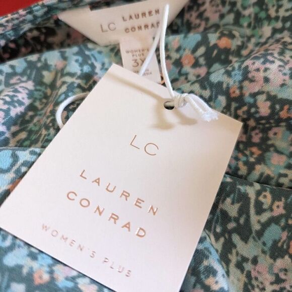 LC Lauren Conrad Blue Floral Maxi Dress NWT - Picture 6 of 7